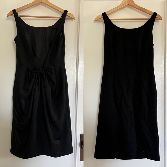 Moschino Black Backless Dress with Bow Detail - Picture 3 of 5